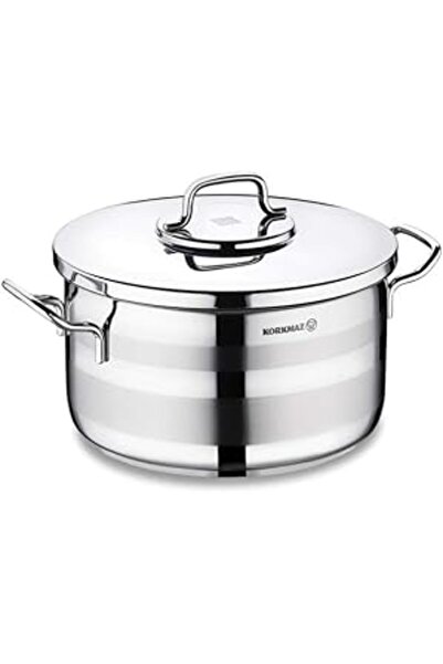 KORKMAZ Astra 2 High-Performance Multipurpose Stainless Steel Pot with Lid by Korkmaz, 4.25 L