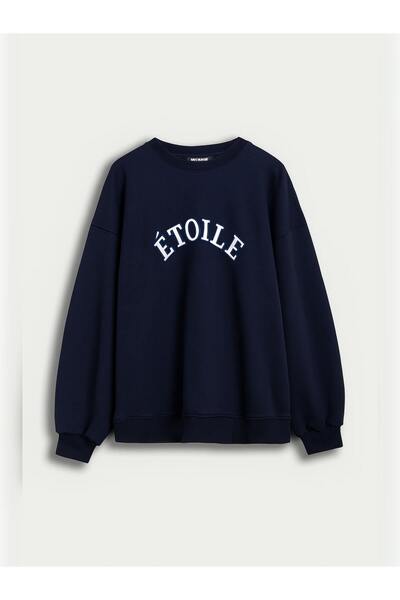 Nocturne Woven Lettering Sweatshirt