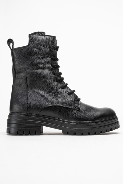 Ataköy Ayakkabı KADIN DERİ POSTAL BOT SIYAH FLOTER