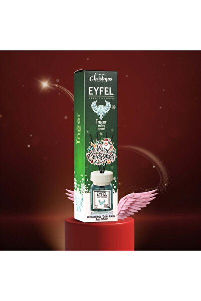 Ostwint Odorizant de cameră cu bețișoare 120ml, Angel, Eyfel Christmas