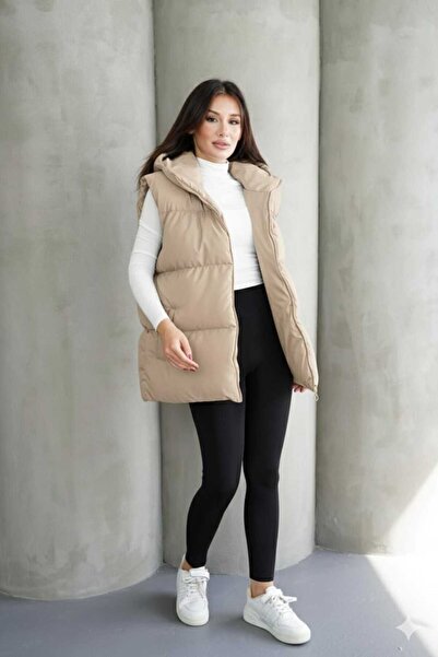 MontClup Women's Inflatable Vest with Filling