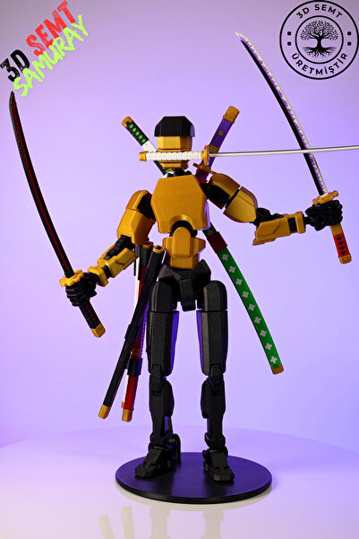 3DSEMT 3D Dummy Figür | Hareketli, Pozlanabilir Koleksiyon Modeli | Renkli Bü...