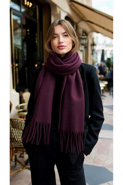 LAGRANZE Şal cu ciucuri LuxeSoft pentru femei