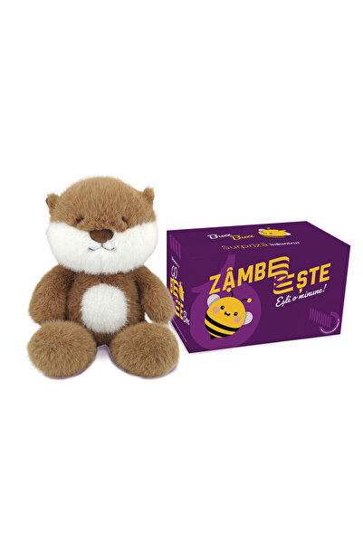 SMART TabbyBoo Otter plush toy set 25 cm with GoBeeBox gift box