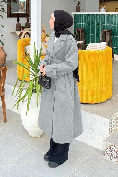 lamelif oversized Παλτό Γκρι