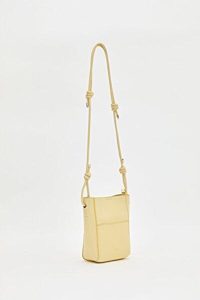 Nihan Çapraz Askılı Mini Çanta Sarı