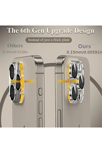 nexiva iPhone 13 Pro Camera Protective Lens Full Protection 360 Coating Hd Image Impact Drop Resistant