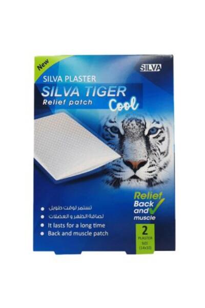 SILVA TIGER - Cooling patches for relieving back and muscle pain, 2 patches / 14x10 cm