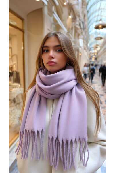 LAGRANZE Şal cu ciucuri LuxeSoft pentru femei