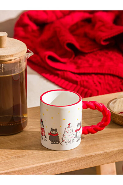 LC Waikiki Lcw Home Mixed Christmas Themed Ceramic Mug 300 ml