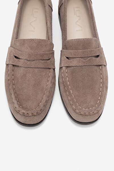 LuviShoes Valia Mink Suede Genuine Leather Women's Loafer Shoes
