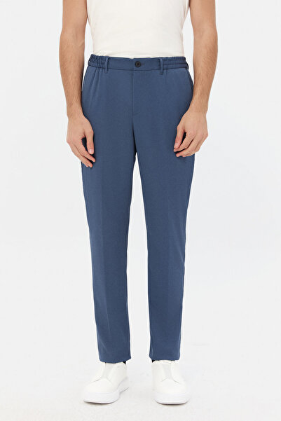 D'S Damat Ds Damat Relaxed Fit Indigo Plain Jogger Pants