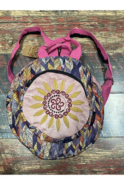 street&bagdnz Fargin Ethnic Αυθεντικό Στρογγυλό Σακίδιο Πλάτης Bohemian Καθημ...