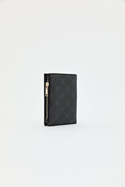 Nihan Monogram Wallet Black