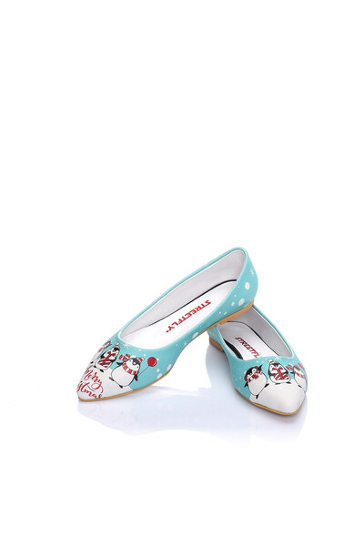 Streetfly New Year Themed Women's Ballerinas