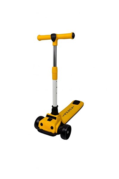 dehkah Foldable 3-Wheel Kick Scooter for Kids with LED Wheels & Adjustable Handlebar