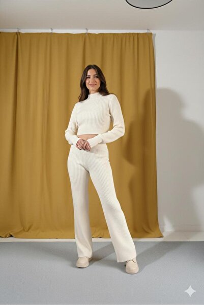 Cemre Life New Deux Women's Fingerless Knitwear Set