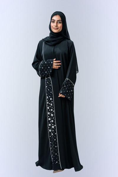 Flair by Sal Zahra Noir Abaya – FS 737