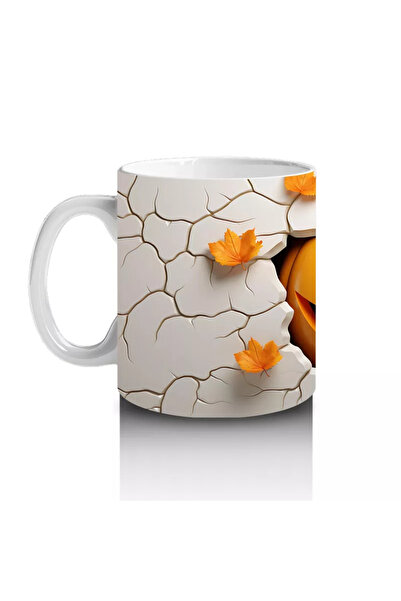 Wisdom Rain Wall-Punching Laughing Pumpkin – Gift Coffee Mug