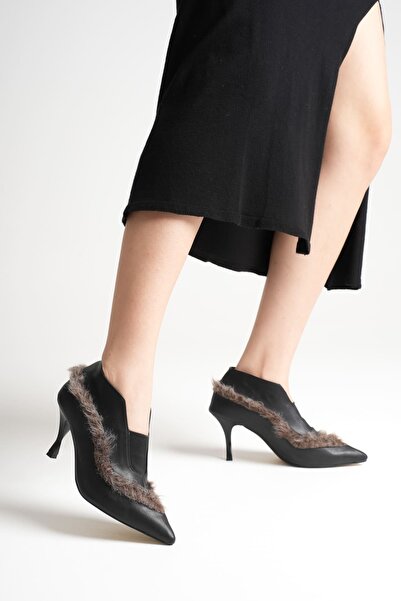 MARCHEO Elsa Women's Black Heeled Winter Boots