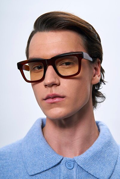 Bilge Karga Velmor Brown Men's Blue Light Protective Glasses