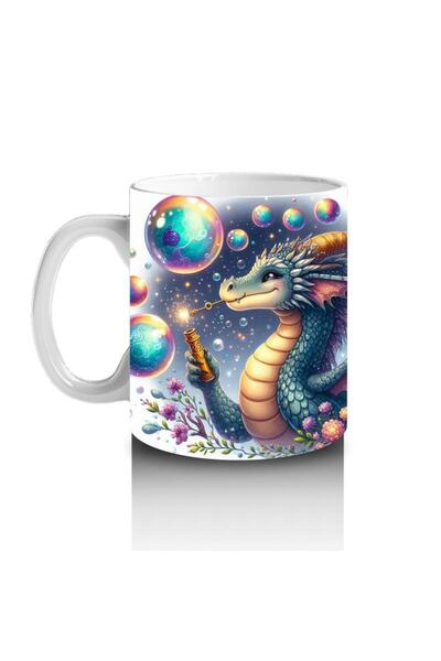 Wisdom Rain Cosmic Dragon Couple Mug Cup That Makes Children Love Milk