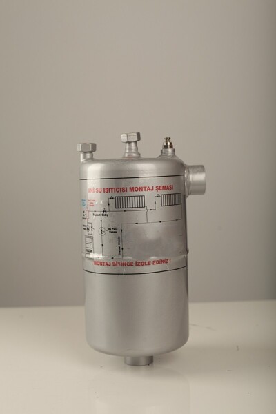 SİSTEM TÜRKİYE Boduç Boyler, Ani Su Isıtıcı Bakır Serpantinli (Mini Boyler)