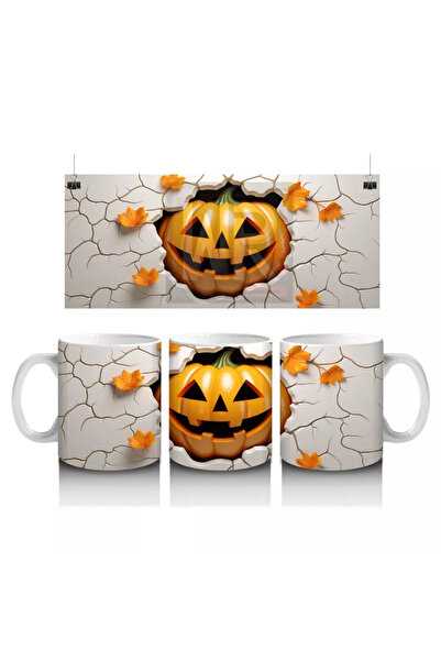 Wisdom Rain Wall-Punching Laughing Pumpkin – Gift Coffee Mug