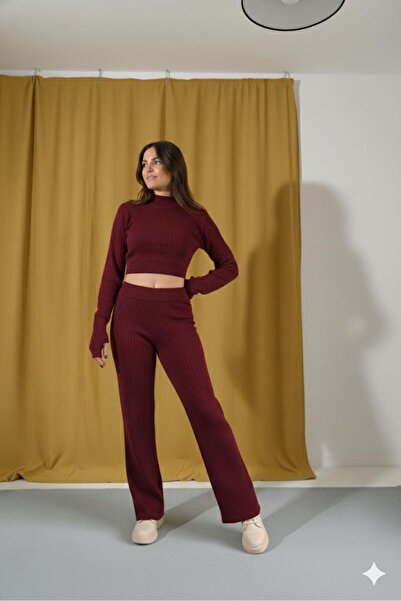 Cemre Life New Deux Women's Fingerless Knitwear Set