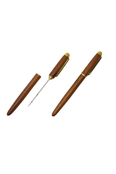 Sikarlan Ahşap Kalem Modeli Puro Açıcı İğne