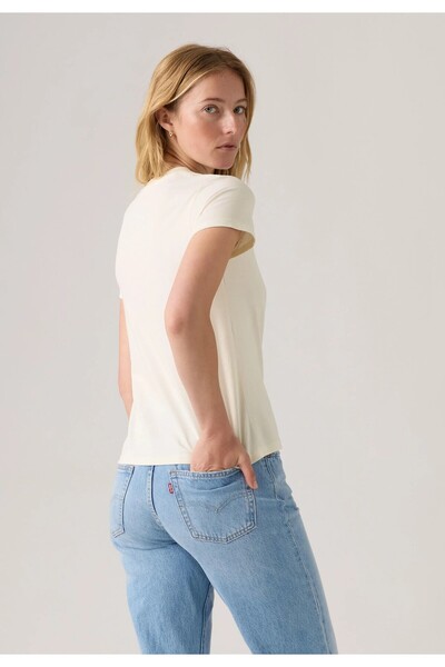 Levi's Logo Tshirt Bright White / Ti̇şört Ecru