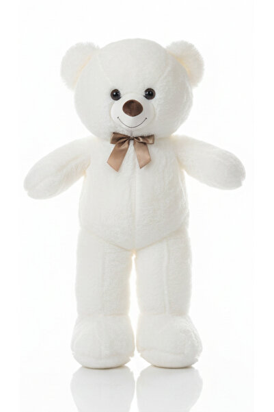 POLLYTOYS PELÜŞ OYUNCAKTA DÜNYA MARKASI Ayıcık Kurdeleli Seri 90 cm - Yumuşac...