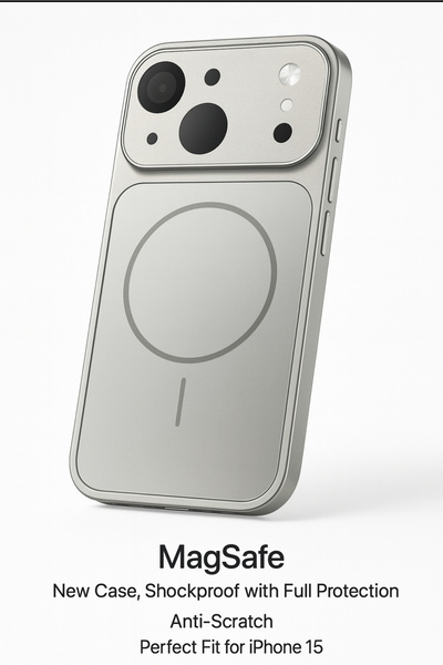 iPhone 15 MagSafe Kaliteli Kılıf – Yeni Trend Şok Emici & Tam Koruma 5Renk