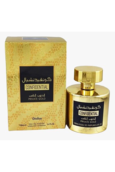 DIVILOO Confidential Prive Gold by - Arabic Unisex Perfume