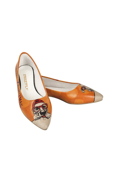 Streetfly New Year Themed Women's Ballerinas