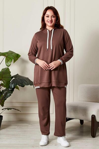 Ferace Women's Plus Size Ribbed Set