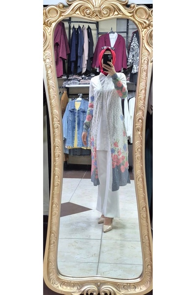 Mintaş Patterned knitwear cardigan