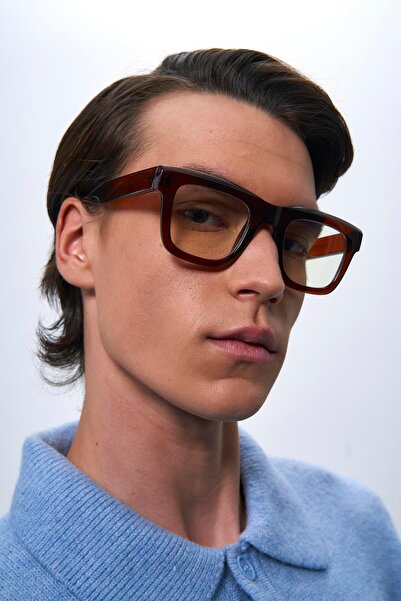 Bilge Karga Velmor Brown Men's Blue Light Protective Glasses