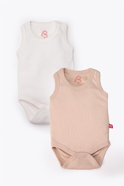 Bebetto بدلة رياضية من قطعتين (دائماً 40/1 إنترلوك) بيج