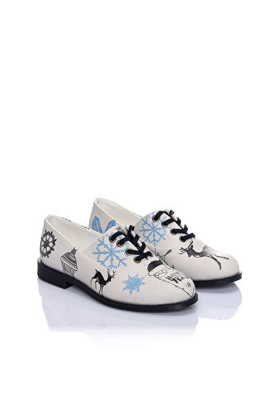 Streetfly Christmas Themed Women's Oxford Shoes