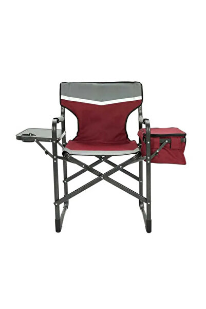 BUNCA 🪑Folding chair with side table and cooler bag for trips and camping, supports up to 180 kg