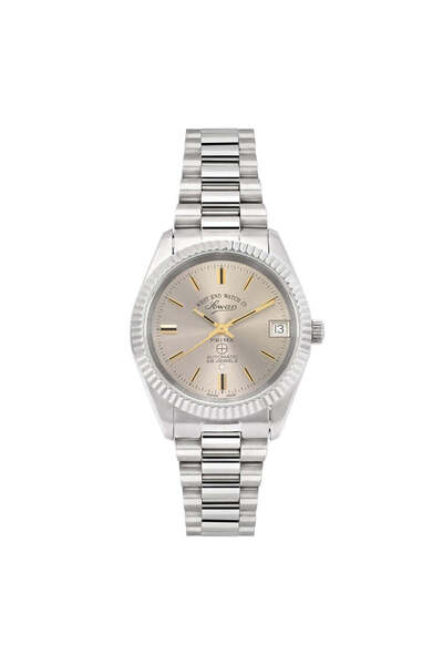 West End Watch Co West End Women's Silver Tone Case Rhuthenium Dial Automatic Watch