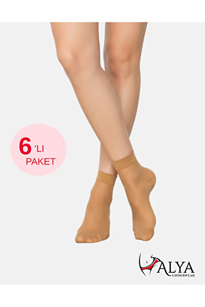 ALYA UNDERWEAR Women's Shiny Socks, 15 Denier, Fit