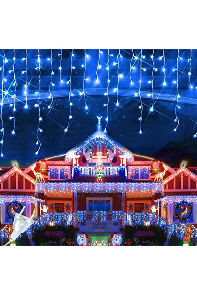 SIKS Instalație de Crăciun tip Torturi/Parfumuri, 10 metri, 300 LED-uri, 8 ef...