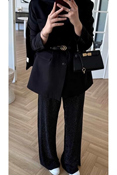 MODA S TAŞLI TRİKO PANTOLON