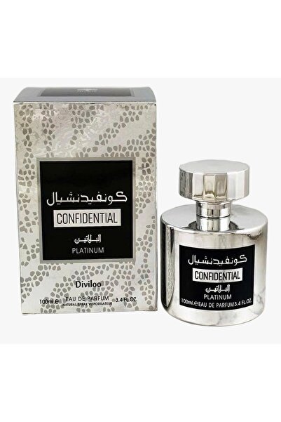 DIVILOO Confidential Platinum by - Arabian Unisex Perfume