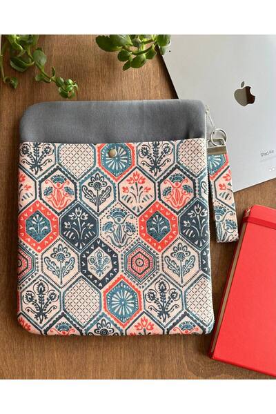 shaması Özel Tasarım küçük El Yapımı iPad/Kitap Çantası – Süngerli