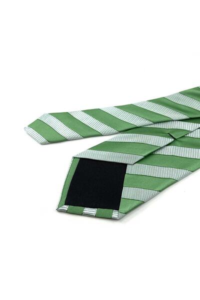 Kravatkolik Πράσινη ιταλική μεταξωτή γραβάτα σε στυλ Oristano IΚ2033