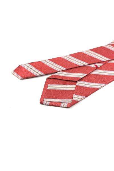 Kravatkolik Carbini Style Pomegranate Flower Italian Silk Tie Ik2090