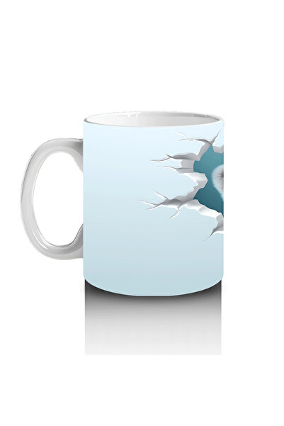 Wisdom Rain Polar Bear Figure on Ice Ground – Printed Mug